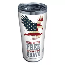 Home Of The Free Because Of The Brave Stainless Steel T...