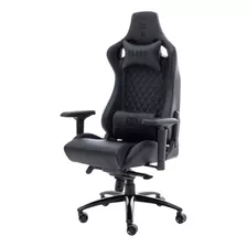 Cadeira Escritório Modelo Gamer Alto Conforto Até 180kg Cor Preto