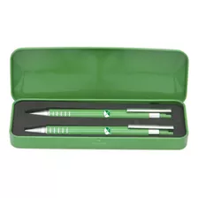 Boligrafos Deport Cali Pack V Tinta Negro Exterior Verde