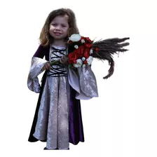Vestido Medieval Infantil Princesa Roxo