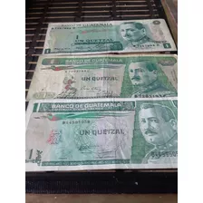 Vendo Billetes Fe 1 Quetzal Del Año 1974 1984 1985