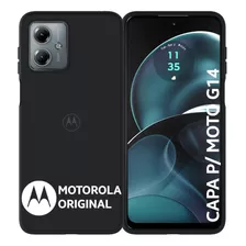 Capa Protetora Original Motorola Anti Impacto G14 Preta