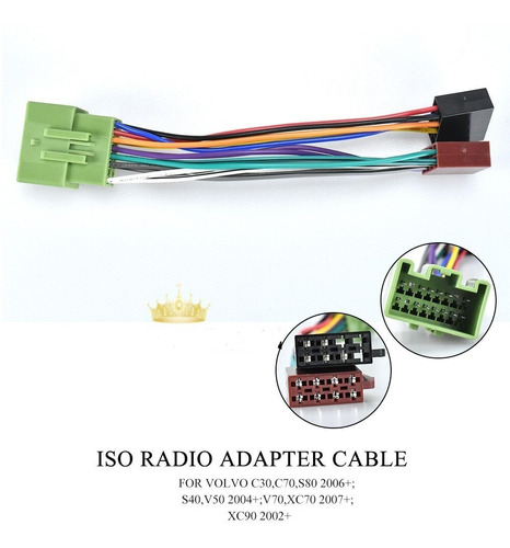 Arnes Cable Adaptador Para Radio Volvo Xc90 C30 S80 V50 V70 Foto 2