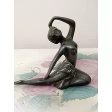 Antigua Figura Femenina Art Deco Desnudez