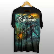 Camisetas Banda De Rock Sabaton Heroes