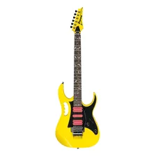 Guitarra Eléctrica Ibanez Pia/jem/uv Jemjrsp De Meranti Yellow Con Diapasón De Jatoba