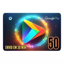 Gift Google Play 50 Premium Cartão Presente Play Store