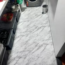 Revestimento Autocolante Para Chão Mármore Carrara 2m