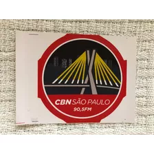 Adesivo Rádio Cbn Fm São Paulo Raro Externo Exclusivo