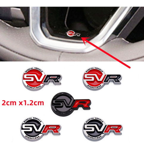 Para Range Rover Sport Evoque Defender 3d Metal Svr Logo Foto 2