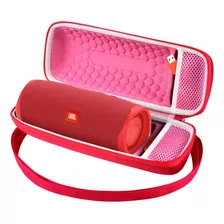 Funda Para Bocina Portatil Impermeable Con Correa Asa Rojo