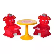 Juego De Mesa Y Sillas Osito Rondi Oferta