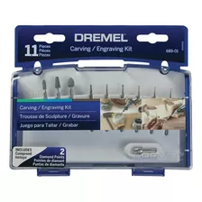 Kit 11 Accesorios Tallado Y Grabado Dremel 689