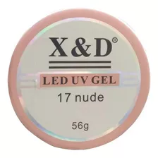 Gel Xed X&d Original Nude 17 56g Para Alongamento De Unhas