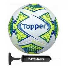 Bola Futsal Topper Slick 22 Oficial + Bomba De Ar