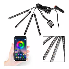 Luz Led Neon 16 Cores Rgb Ambiente Interno Automotivo Tuning