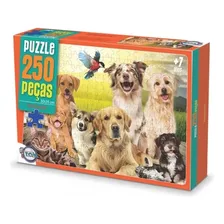 Puzzle Cachorros Fofos 250 Peças Toia