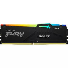 Memória Ddr5 Fury Beast, Rgb, 16gb, 6000mhz Kf560c36bbea-16