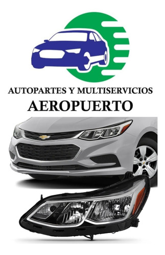 2016-2017-18-2019 Chevrolet Cruze Faro Foco Unidad Nueva Lh! Foto 2