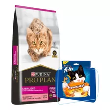 Pro Plan Gato Castrado 3 Kg - Pack Snack Travesuras 60gr