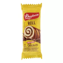 Bolinho Bauducco Roll Chocolate Mini Bolo 34g.