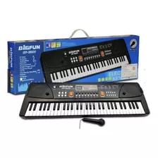 Teclado Musical Iniciantes Aprendizagem Bf-730a1 61 Teclas Cor Preto