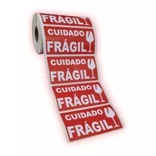 Cuidado Frágil 100x50mm Rolo C/500 Un Identificação