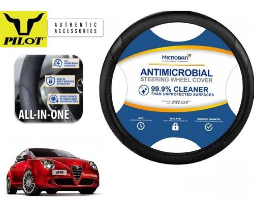 Cubrevolante Negro Antimicrobial Alfa Romeo Mito 1.4l 2016 Foto 4