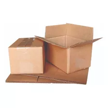 50 Cajas De Cartón 16.5x11.5x9.5 Cm Envíos Corrugado Kraft