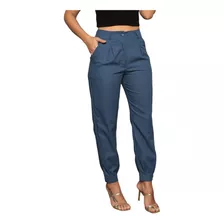 Calça Alfaiataria Feminina Social Linho Moda Lançamento 