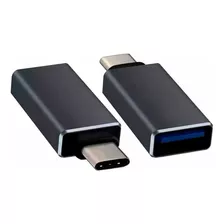 Adaptador Otg Usb Tipo C Macho A Usb Aluminio Pendrive