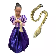 Disfraz Princesa Rapunzel, Vestido + Trenza
