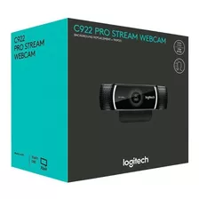 Webcam Logitech C922 Pro Stream Color Negro