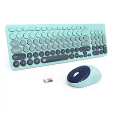 Combo De Teclados Y Mouse Inalámbricos, Usb De 2.4 Ghz, L