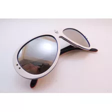 Lentes Sol Cébé Ski Aviator Cats 5000 White Silver Mirror M