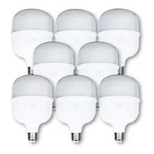 8 Lâmpada Super Bulbo Led 50w Bivolt E27 Branca Fria 6500k