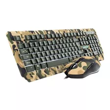 Teclado E Mouse Gamer Warrior Kyler - Tc249