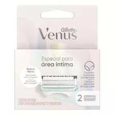 Repuesto Para Afeitar Venus Recargable Especial Para Área Ín