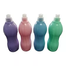 30 Botella Deportiva Plastica X 500cc Pico . Linea Pastel