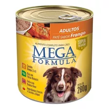 Patê Enlatado Mega Formula Para Cães Sabor Frango 280g