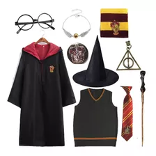 Disfraz De Cosplay De Mago De Harry Potter, Vestido De Capa