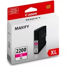 Canonink Maxify Pgi-2200 Xl Magenta Pigmento Tanque De Tinta