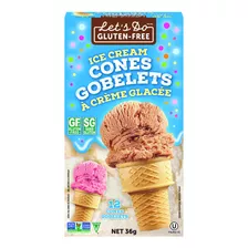 Let's Do Organic Conos De Helado Sin Gluten, 4 Unidades