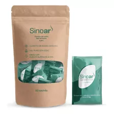 Kit 120 Sachês 2.5g Sal Puro Refinado Sinoar Solução Nasal Cor Marrom-claro