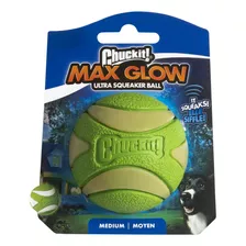¡tíralo! Max Glow Ultra Squeaker Ball, Mediano (2.5 Pulgad