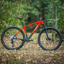 Mountain Bike Caloi Elite Carbon Sport Aro 29 12v Cor Vermelho/preto Tamanho Do Quadro M
