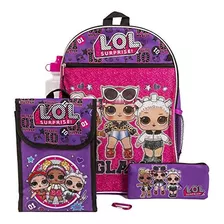 Lol Surprise Purple Back Too School Essentials Set Para Niña