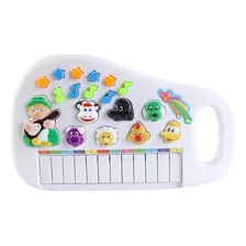 Piano Teclado Infantil Musical Educativo Fazendinha Animais