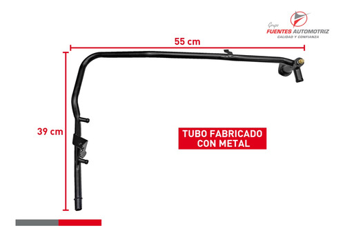 Tubo Agua Oldsmobile Silhouette V6 3.4l 2000 2001 2002 Knd Foto 2