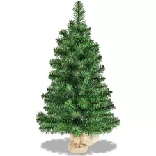 Árvore De Natal Pequena Pinheiro Verde Luxo 60cm - 60 Galhos